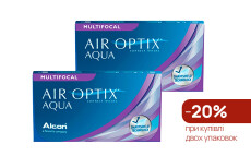 Месячные контактные линзы Air Optix plus HydraGlyde Multifocal - № 1